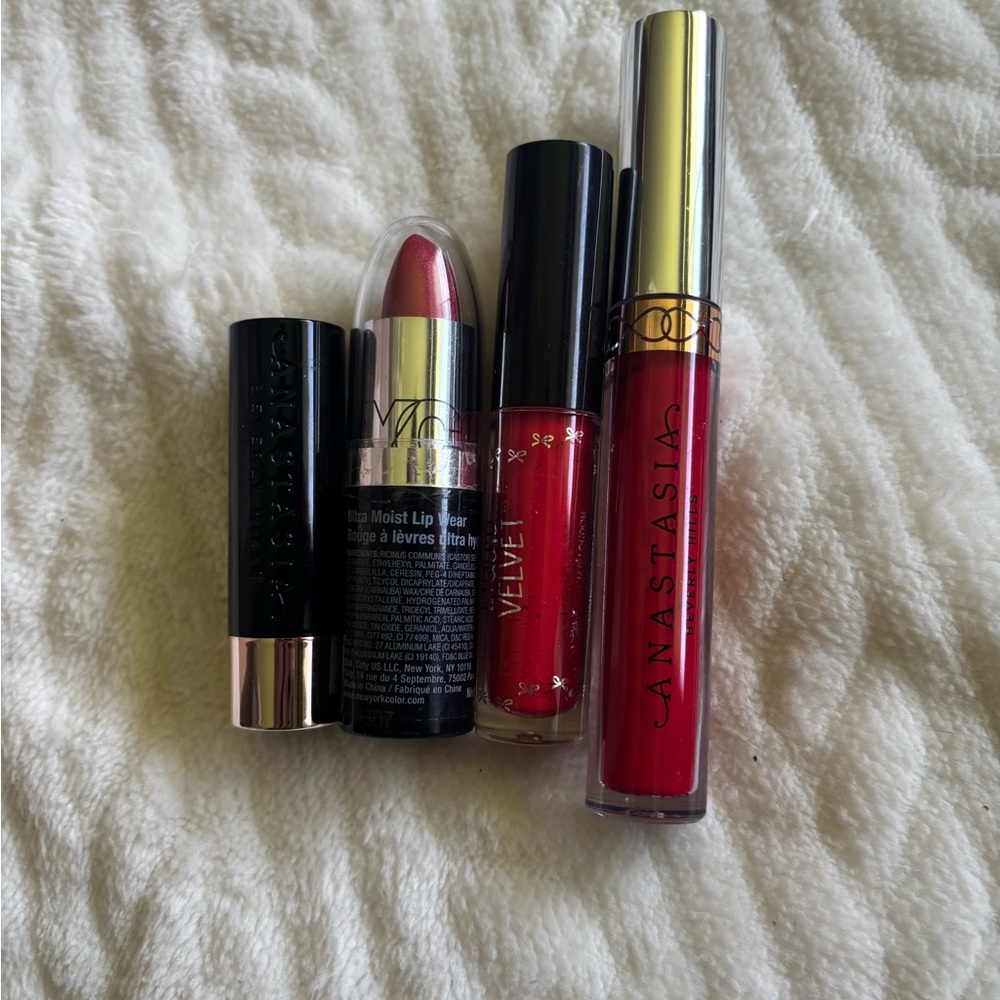 Anastasia Red Lipstick Collection Vibrant Glossy Matte
